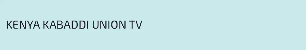 KENYA KABADDI UNION TV